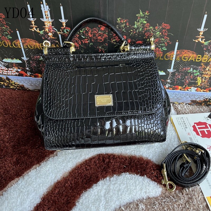 cover-161504375 Dolce & Gabbana 4136 Crocodile-Embossed Top Handle Bag