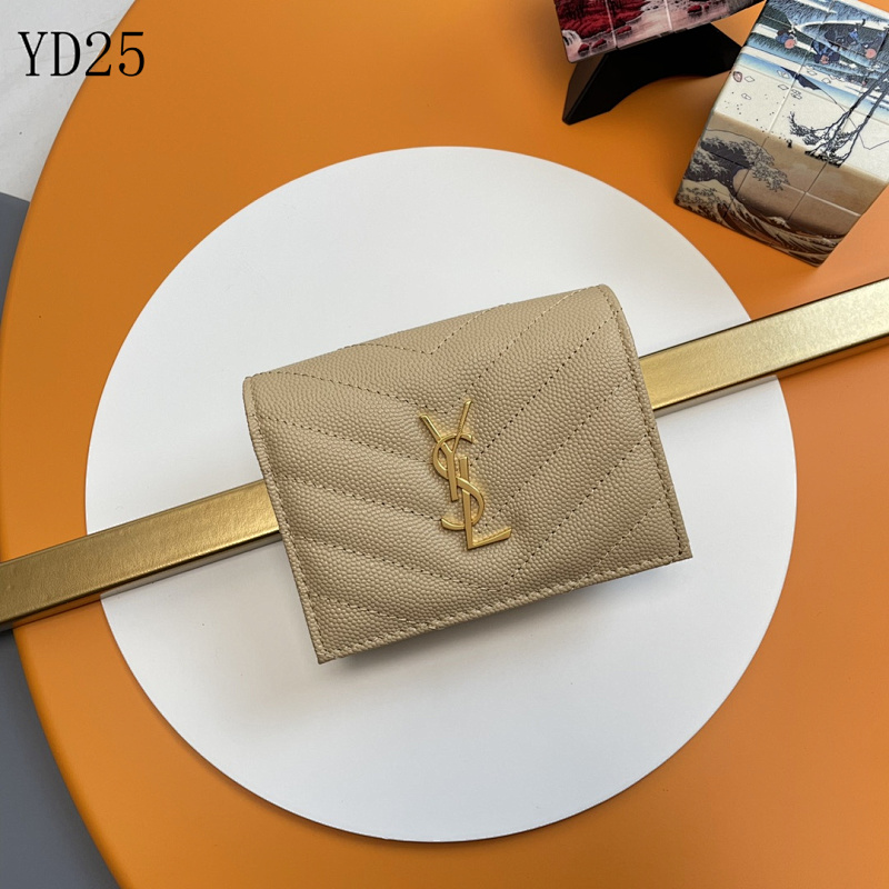 SntLaurent YSL Model 530841 Quilted Leather Wallet