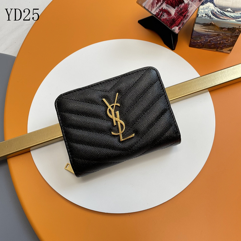 SntLaurent YSL Monogram Wallet Card Holder