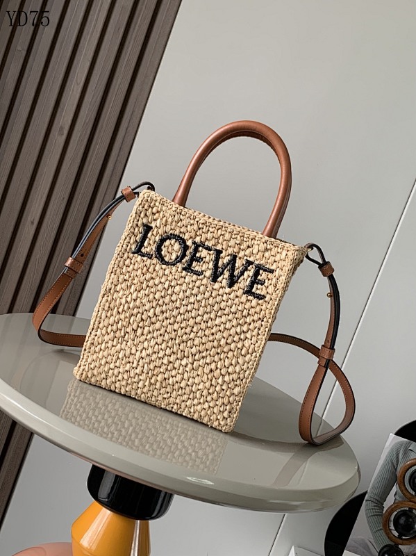 L03wee 8016 Woven Raffia Tote Bag