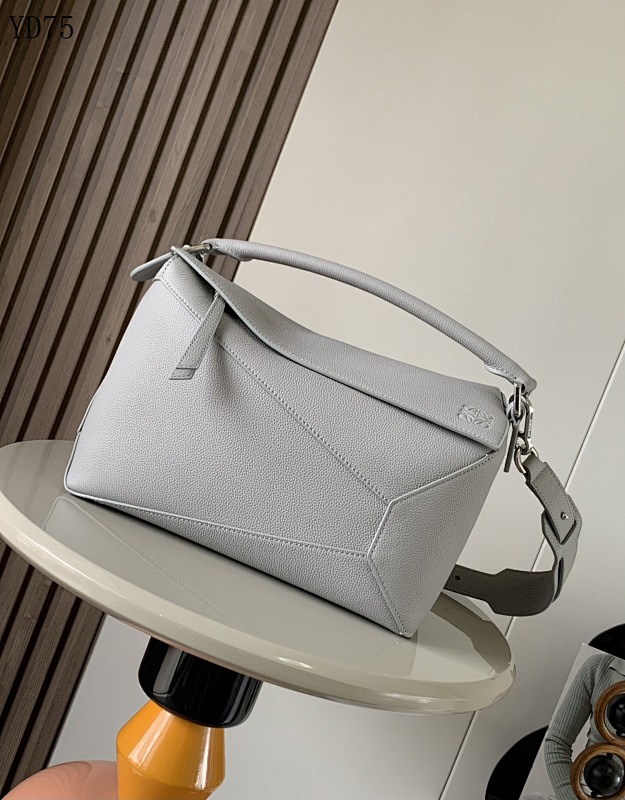 L03wee Puzzle Bag 9312 Grey Calfskin