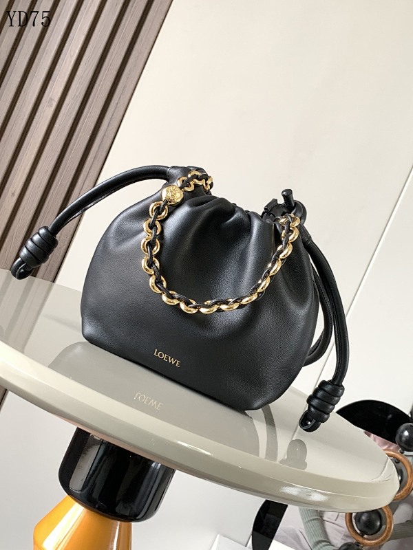 L03wee 9058 Drawstring Bucket Bag