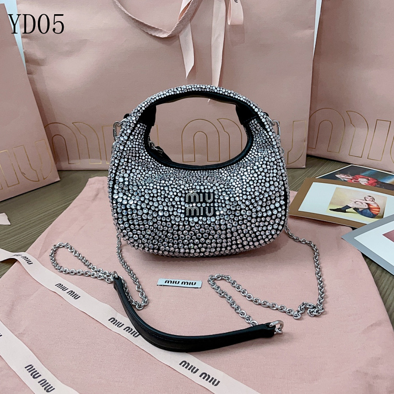 MiuuMiuu 5BP078 Mini Crystal Handbag