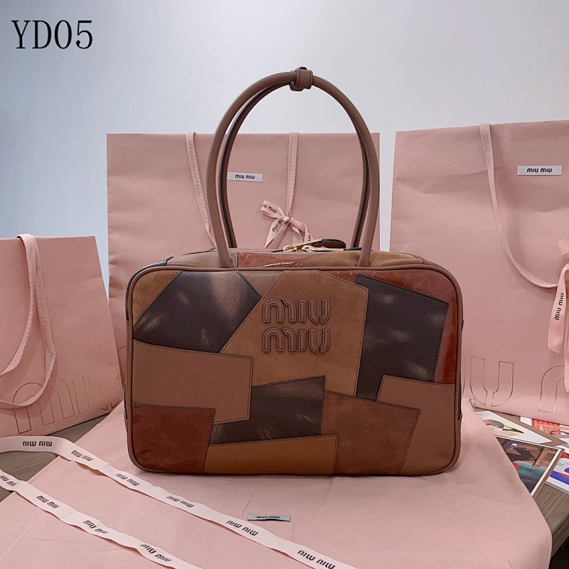 MiuuMiuu 5BB117 Patchwork Briefcase