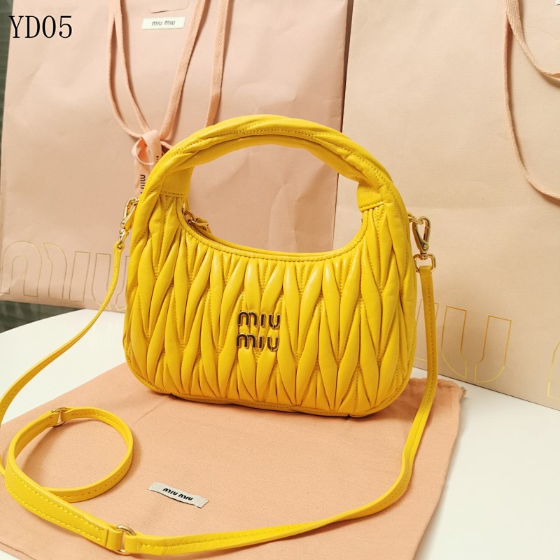 MiuuMiuu YD05 Quilted Leather Shoulder Bag
