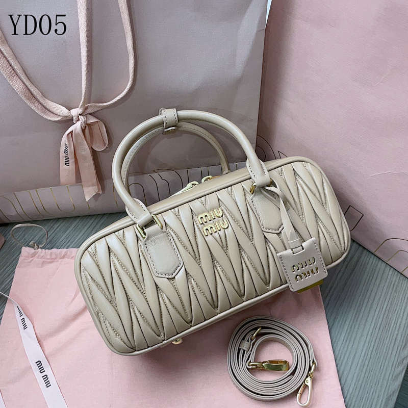 MIUMIU YD05 Quilted Top-Handle Bag