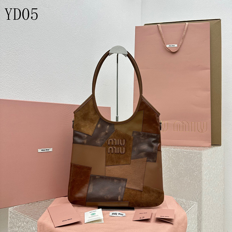 MiuuMiuu 5bg231 Patchwork Tote Bag