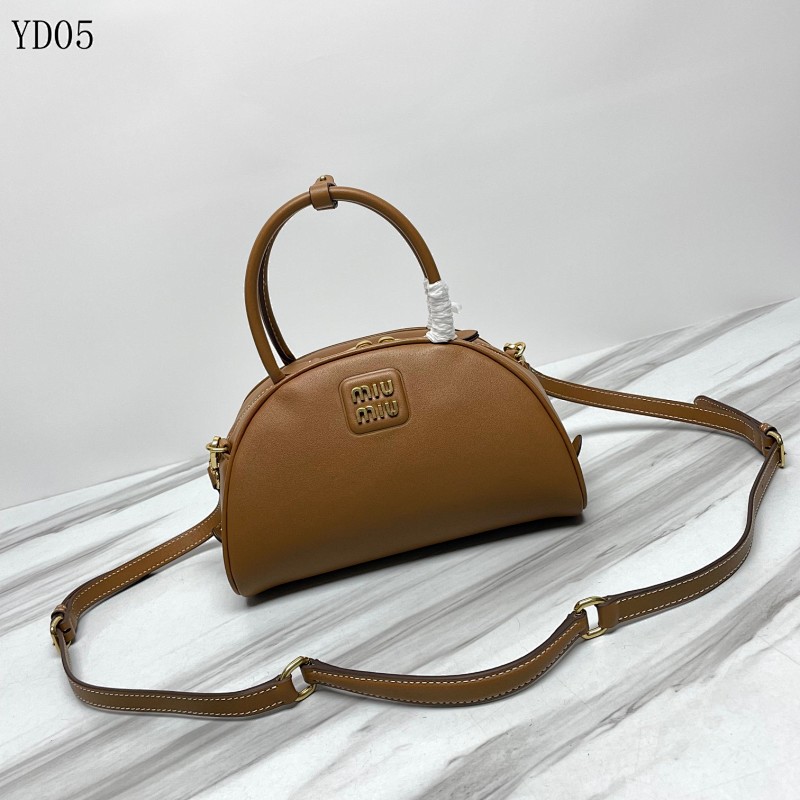 MiuuMiuu 5BB157 Half Moon Bag