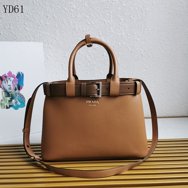 Pr4da 1BA434 Double Bag Small Tote