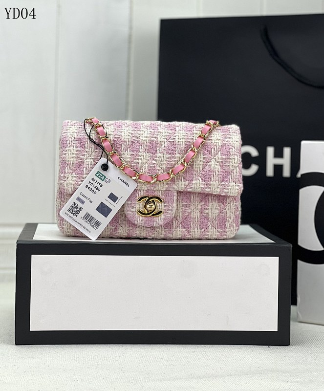CHANELL Model YD04 Tweed Flap Bag