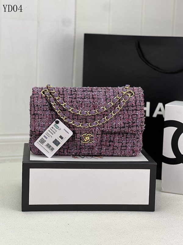 cover-162046899 CHANELL YD04 Tweed Clutch Bag