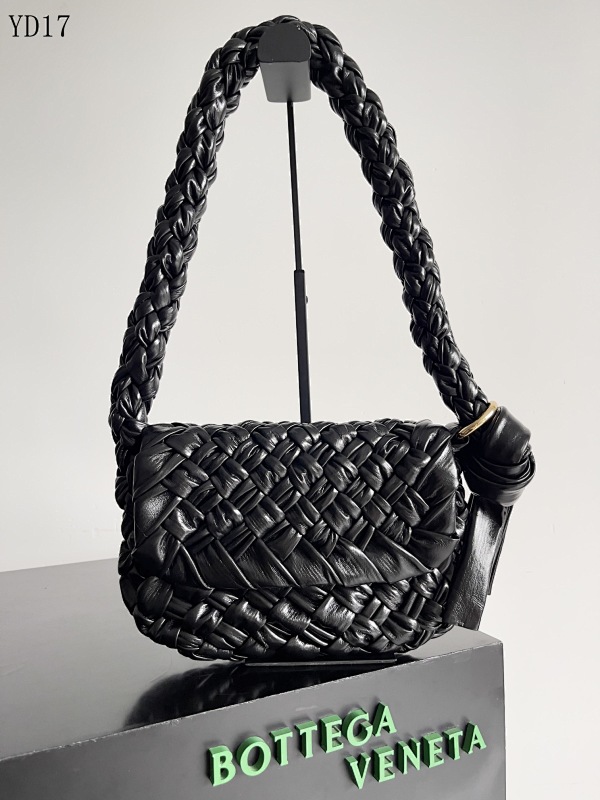 BotegaaVeneta Kalimero Citta Woven Leather Shoulder Bag