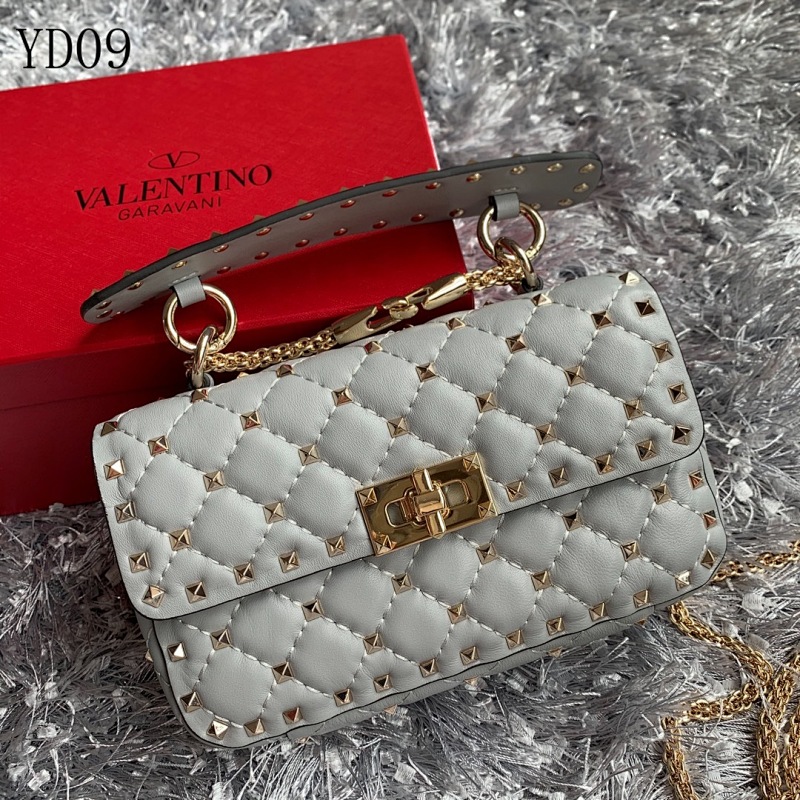 Valentiino Rockstud Mini Quilted Leather Shoulder Bag