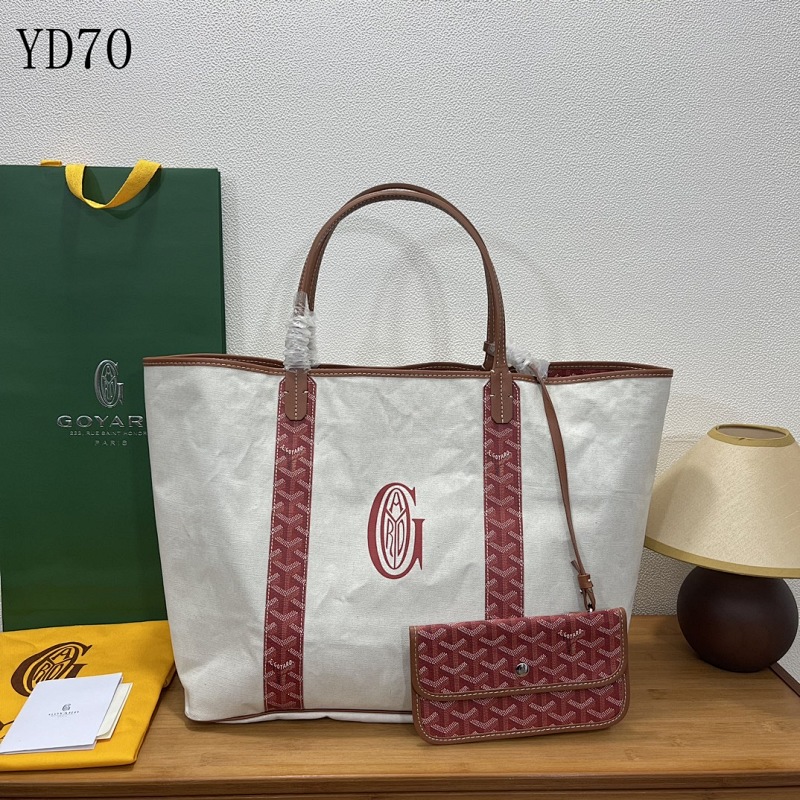Goyarrd YD70 White Canvas Travel Duffle Bag