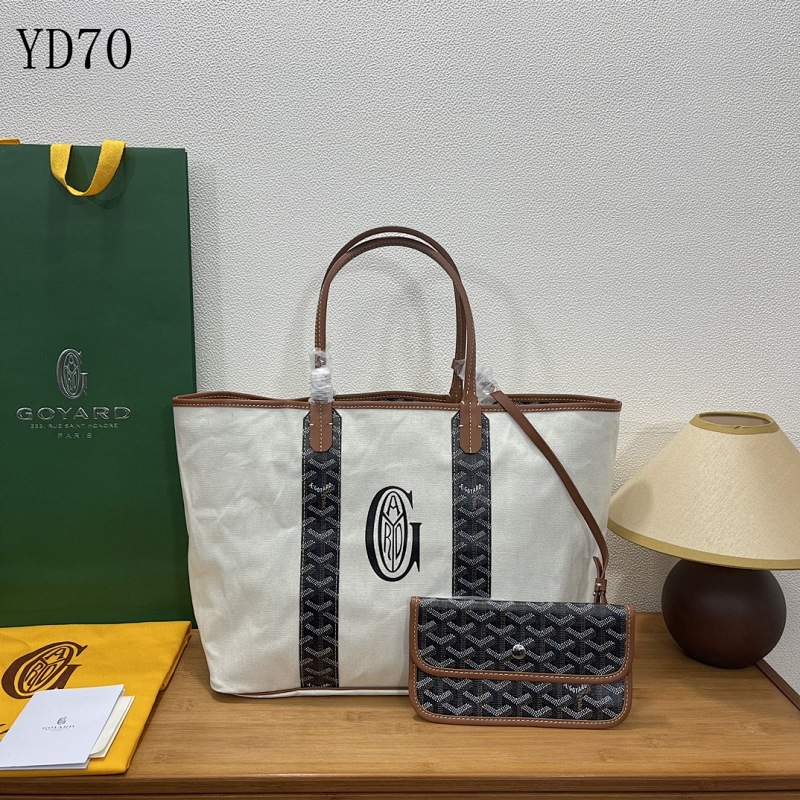 Goyarrd YD70 Tote Bag – Classic Leather & Canvas Design