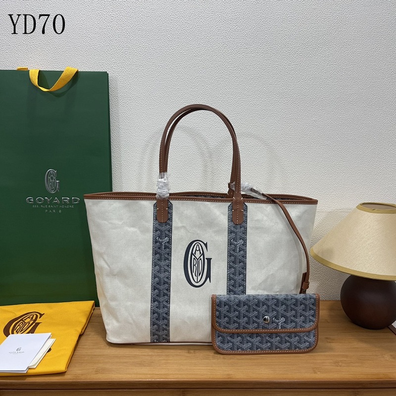 Goyarrd YD70 Tote Bag in Canvas and Leather