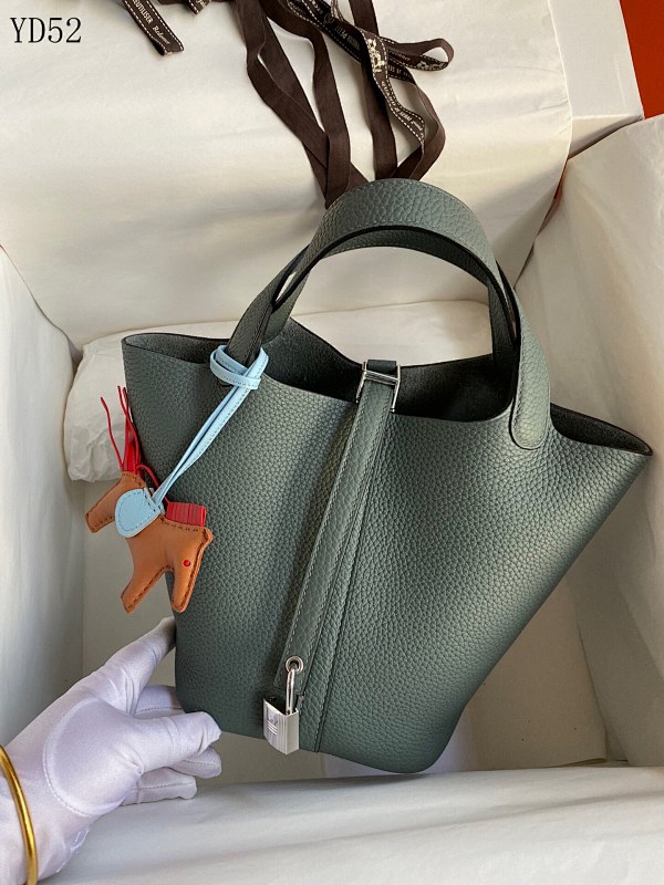 Hermès Picotin 18cm Tote Bag in进口TC Leather