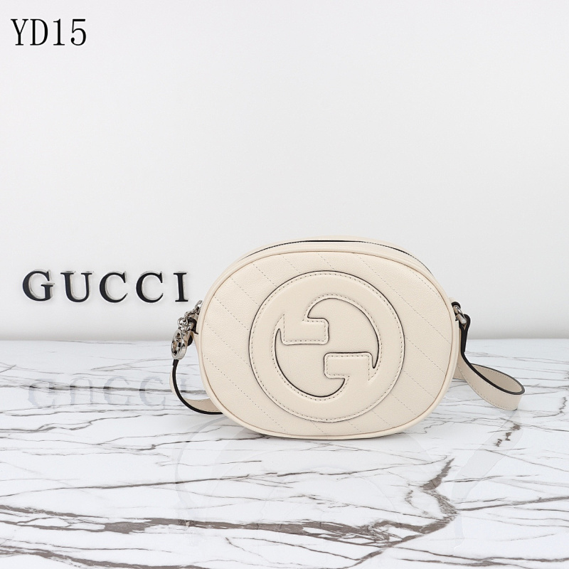 Gucc1 YD15 Interlocking G Crossbody Bag
