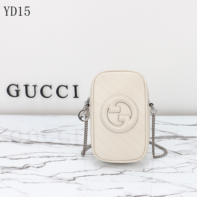 Gucc1 YD15 Mini Quilted Crossbody Bag