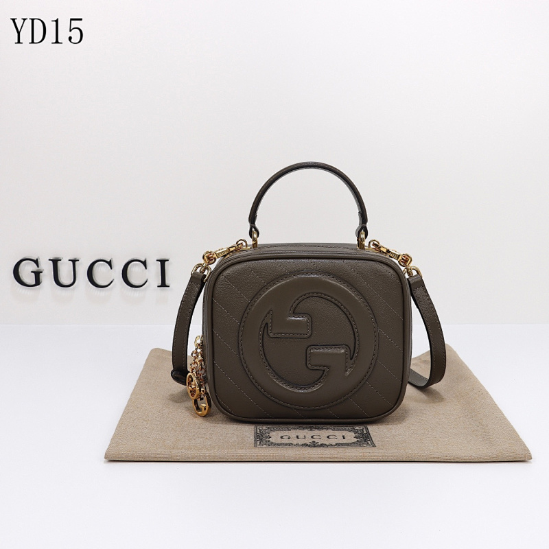 Gucc1 YD15 GG Marmont Mini Top Handle Bag