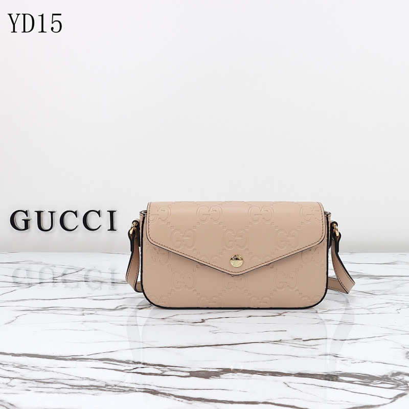 Gucc1 YD15 Embossed Logo Wallet