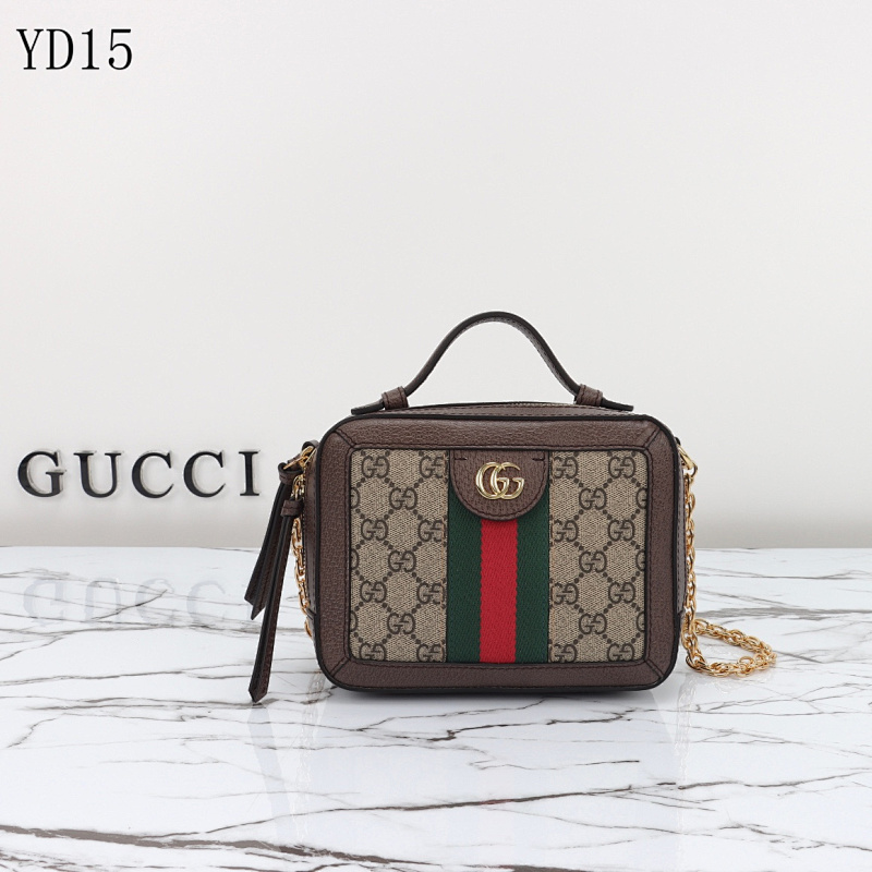 Gucc1 Model 602576 Brown Monogram Top Handle Bag