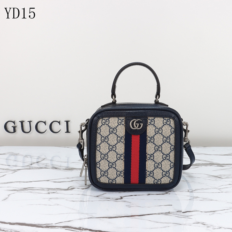 Gucc1 YD15 GG Supreme Web Crossbody Bag