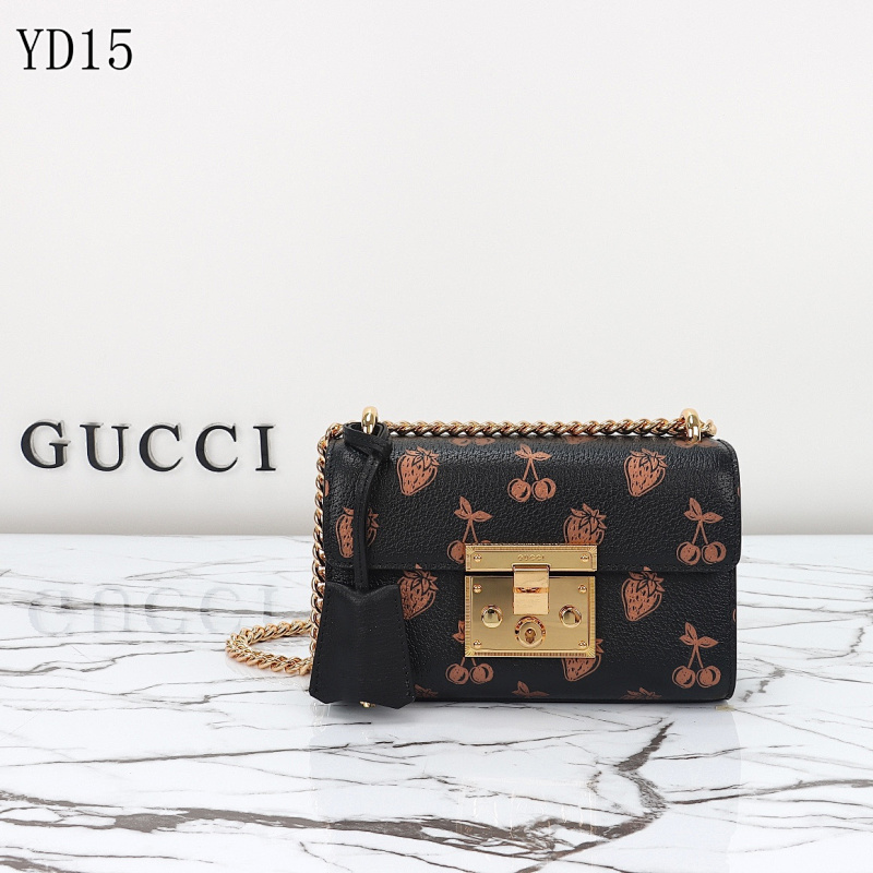 Gucc1 409487 Strawberry Cherry Print Box Bag