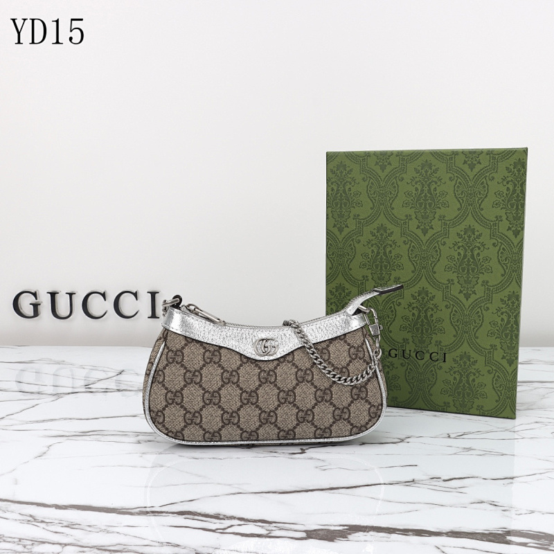 cover-164776712 Gucc1 YD15 Shoulder Bag with GG Canvas and Silver Hardware