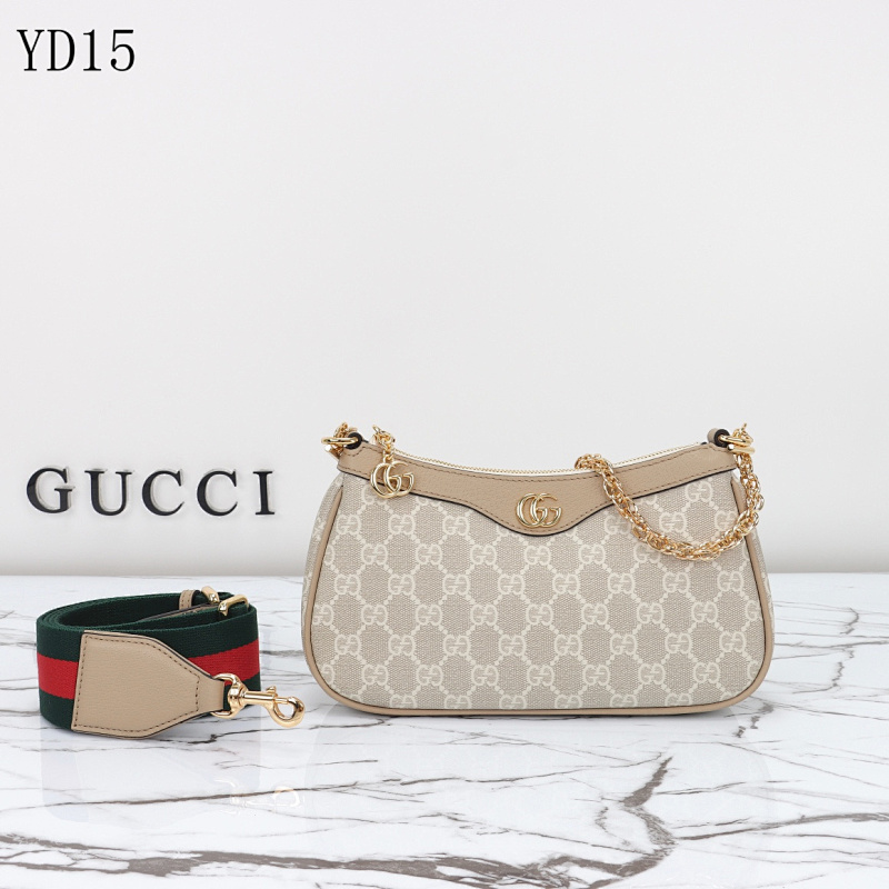 Gucc1 YD15 Supreme Web Shoulder Bag