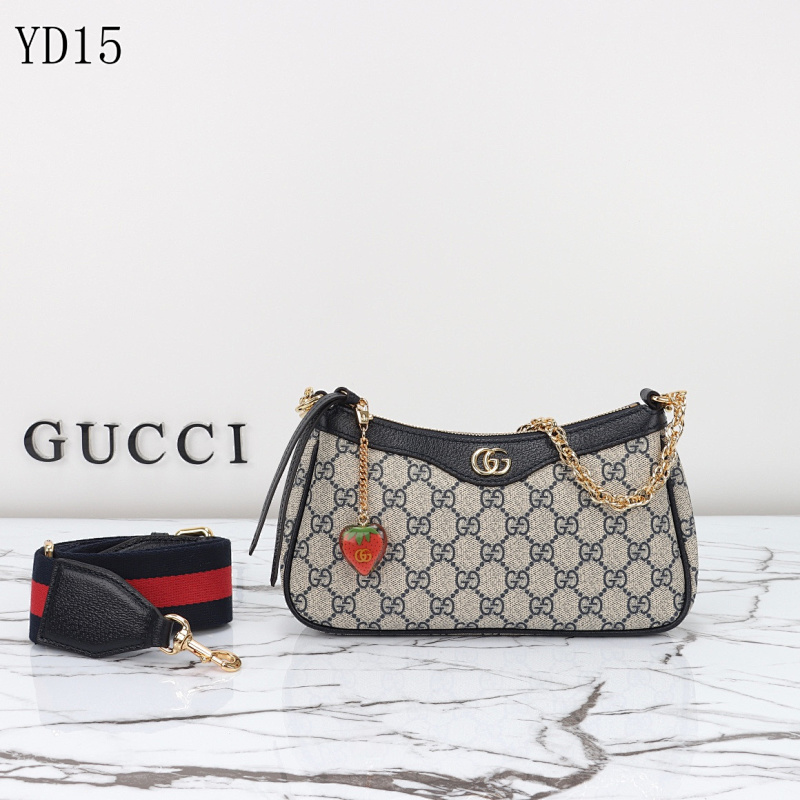 Gucc1 YD15 Signature Chain Crossbody Bag