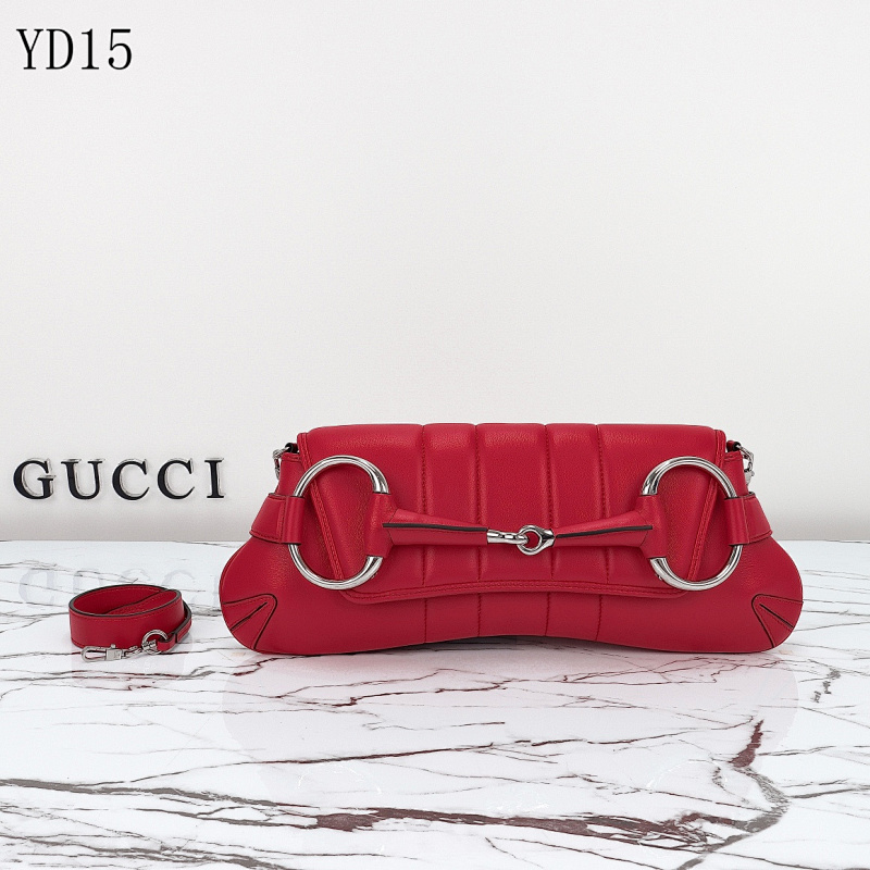 cover-164777014 Gucc1 YD15 Red Quilted Leather Horsebit Shoulder Bag