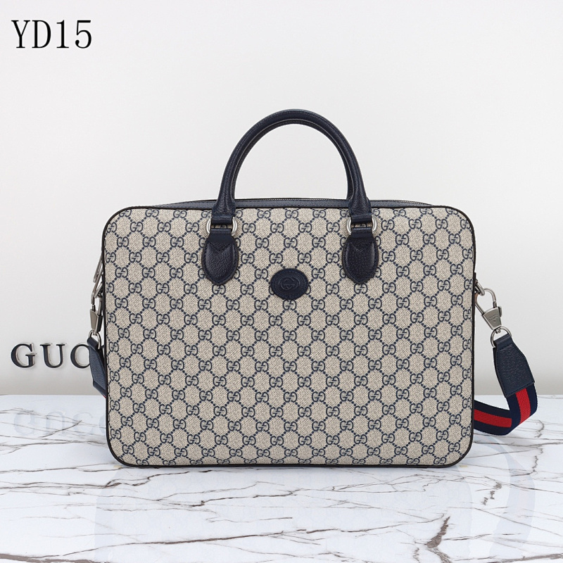 Gucc1 674140 GG Supreme Briefcase