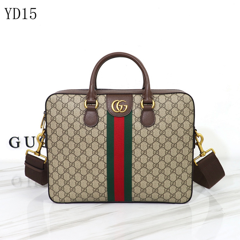 Gucc1 Model 574793 GG Supreme Briefcase