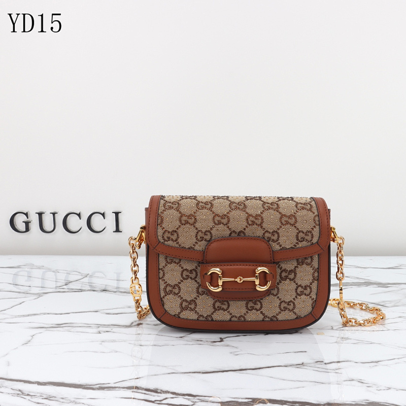 Gucc1 Model 675801 Brown Monogram Canvas Shoulder Bag