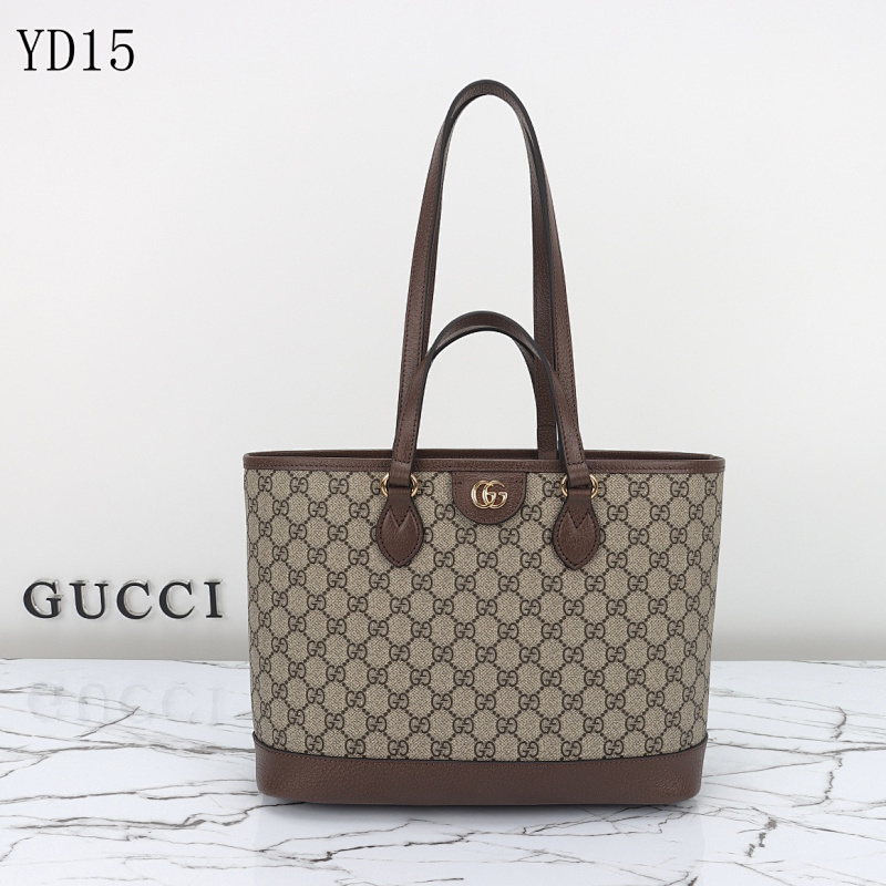 Gucc1 YD15 Tote Bag with GG Supreme Canvas