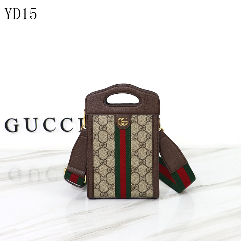 Gucc1 Model 699770 GG Supreme Web Stripe Crossbody Bag