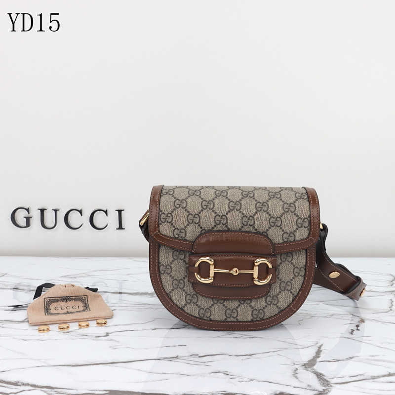 Gucc1 Model 760191 Beige Canvas Pouch with Gold Hardware