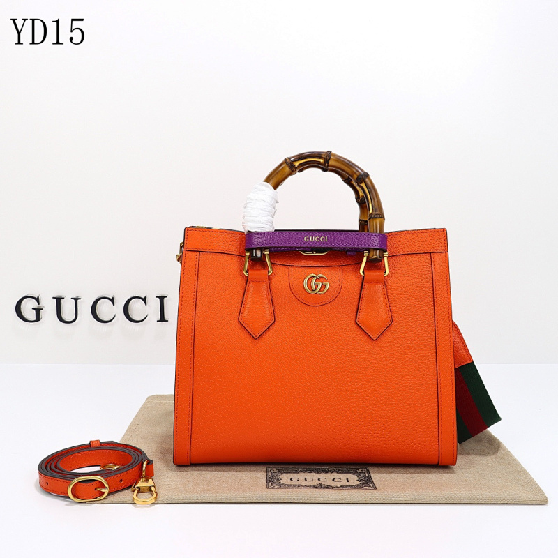 cover-164832085 Gucc1 YD15 Orange Leather Belt with Gold Hardware