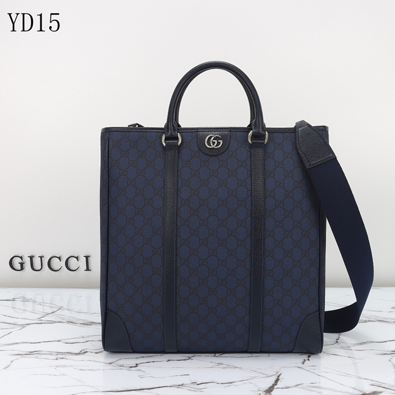 Gucc1 Model YD15 Monogram Canvas Shoulder Bag
