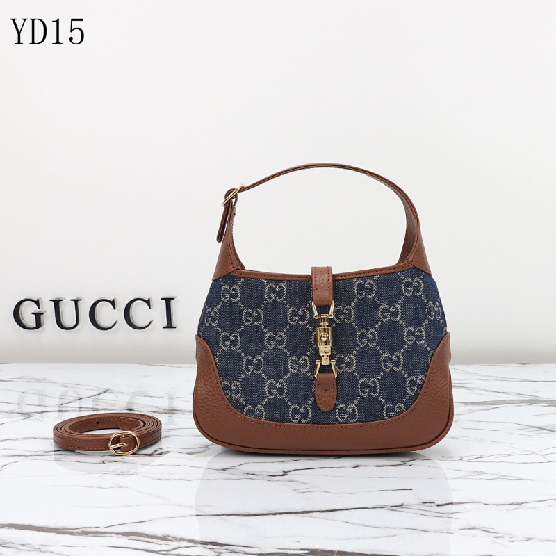 cover-164836076 Gucc1 Model 637092 GG Denim Hobo Bag