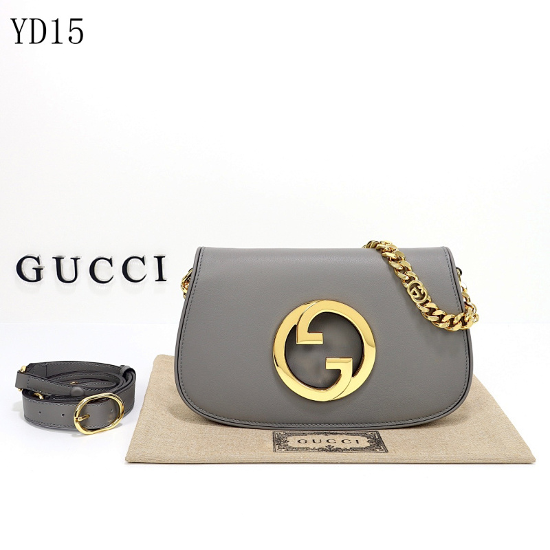 Gucc1 YD15 Leather Belt Bag Strap
