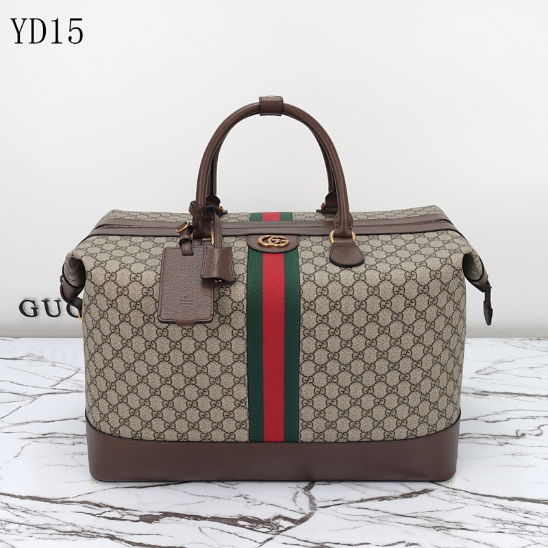Gucc1 760228 Beige Brown Leather Tote Bag