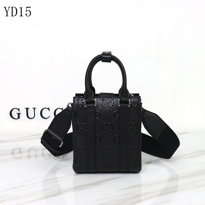 Gucc1 696010 Monogram Embossed Leather Tote Bag