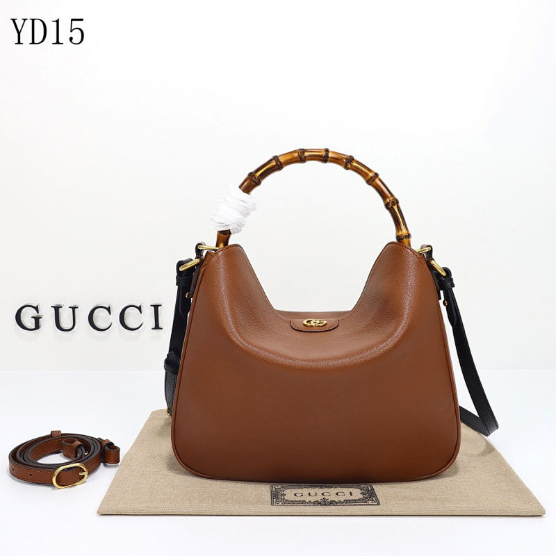 Gucc1 YD15 Bamboo Handle Handbag