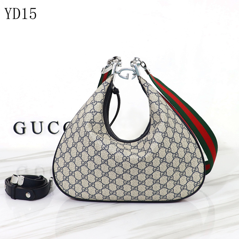 Gucc1 YD15 Monogram Shoulder Bag