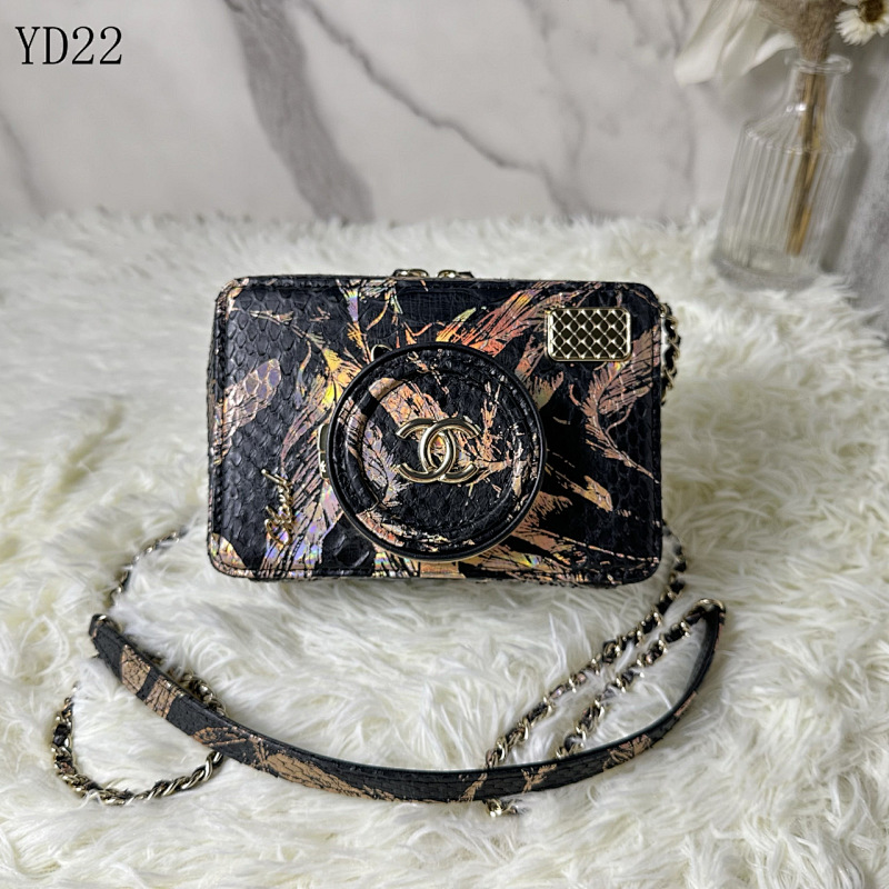 CHANELL AS4817 Camera Bag with Gold Hardware
