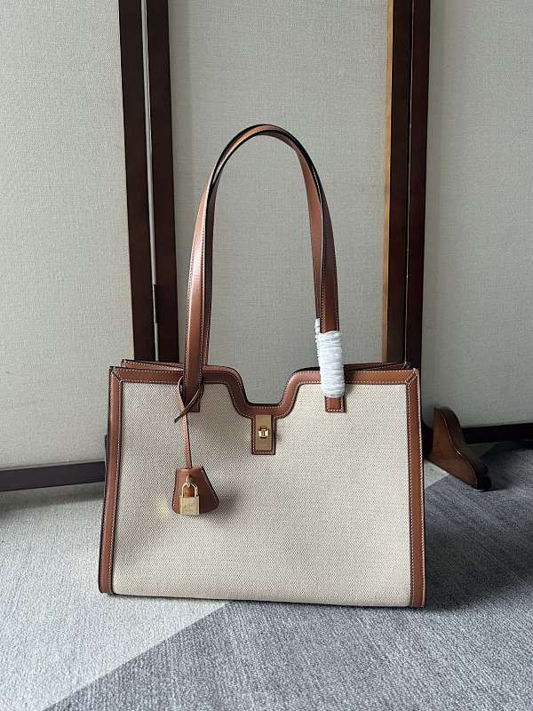 C3linee 112583 Tote Bag Canvas Brown