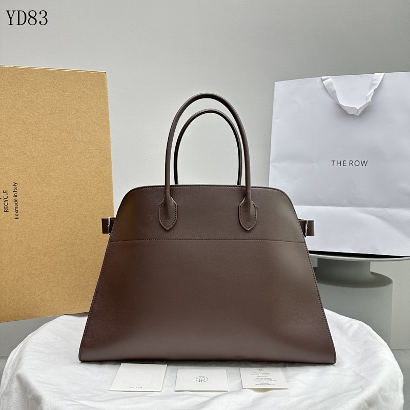 cover-171111018 THE ROW Margaux 17 Tote Bag – Dark Brown Leather