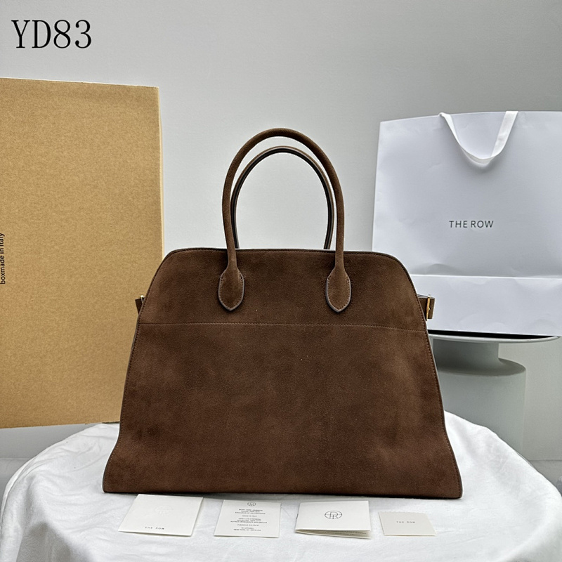 THE ROW Margaux 17 Suede Tote Bag